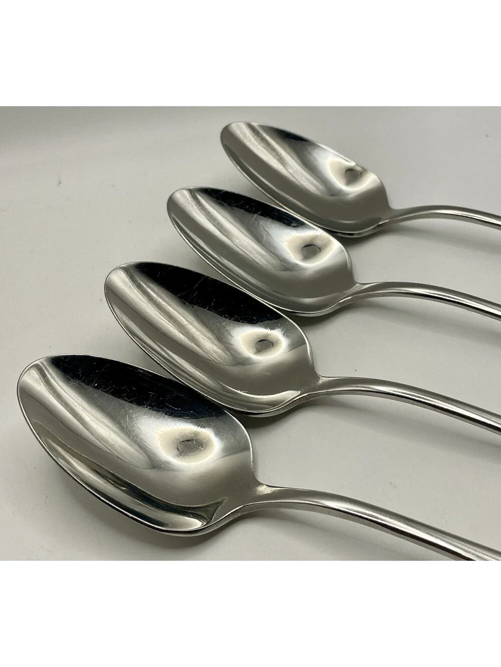 4- Oneida USA CAPELLO Stainless Place Oval Soup Spoon Lot ~ 7”